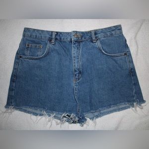 Top shop moto mom shorts